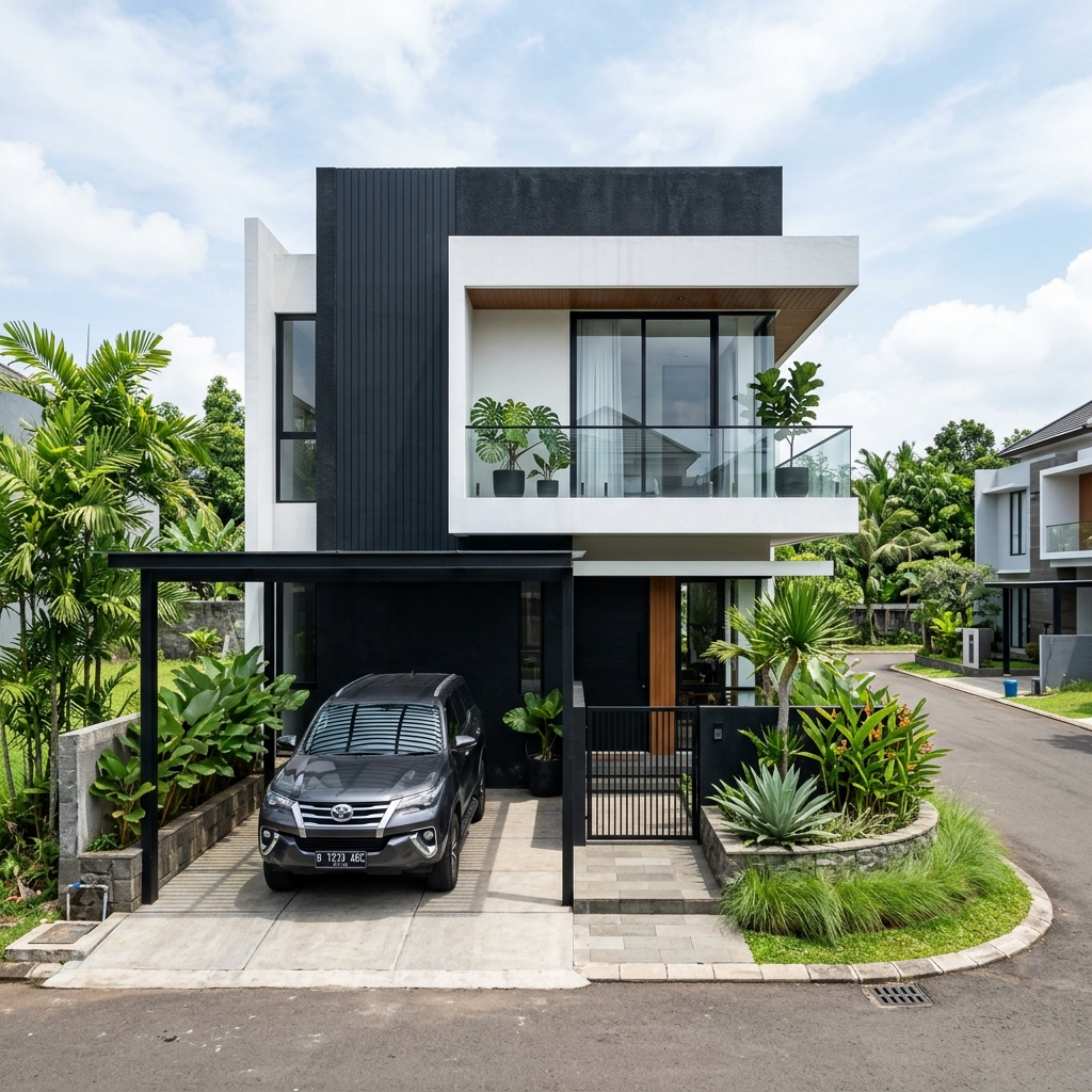 Modern Minimalis Monokrom