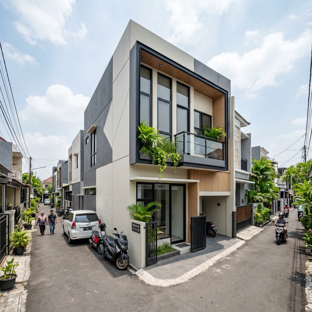 Modern Minimalis Compact House